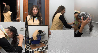 964 Marinela self shampooing barberette in salon