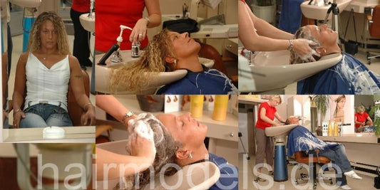 769 Dani 1 pre perm shampooing blonde permed hair Recklinghausen