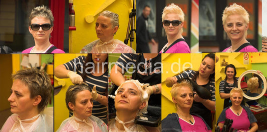 1106 Swetlana going blonde Serbia 47 min video for download