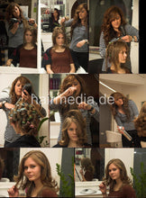 Carica l&#39;immagine nel visualizzatore di Gallery, b018 JuliaK blow style and velcrorollers after shampoo Frankfurt
