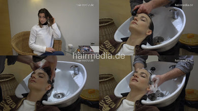 9083 MaryG by barber salon backward shampooing hairwash