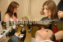 Load image into Gallery viewer, 6178 AndreaW 1 teen backward salon hairwash brown hair