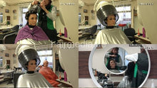 Carica l&#39;immagine nel visualizzatore di Gallery, 6306 AnjaS 3 by f1 set wetset rollerset and hairdryer in heavy PVC cape