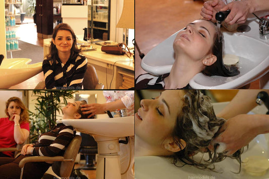 332 Zuhal by male barber TB salon backward Berlin shampooing