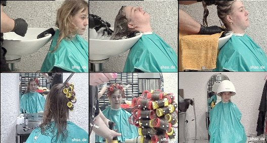 3905 Bianca glove backward shampoo and set 35 min video for download