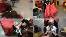 Charger l&#39;image dans la galerie, 9085 Aljona by Veronique backward shampoo in red cape