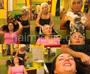9139 5 Magda wash Boss hairdresser in the bowl