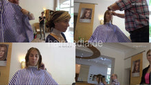 Carica l&#39;immagine nel visualizzatore di Gallery, 8146 AlexandraL 2 haircut in barbercape