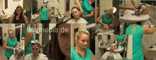 Load image into Gallery viewer, 9030 Denise by Anissa upright and backward salon shampooing by blonde student barberette