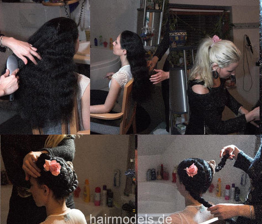 9105 Homeoffice Dilek by ClaudiaH 1 combing and braid
