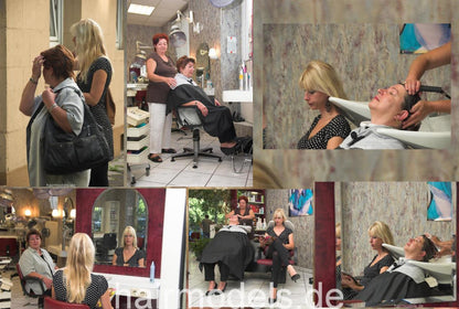 799 Karin backward shampoo hair wash before perming Karlsruhe Salon