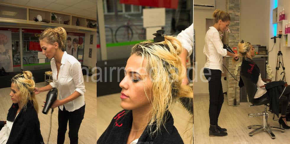 1020 5 Ernita by Adele blow out in salon by sister