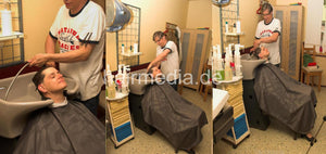 8071 Dina 3 backward wash by old barber