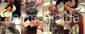 962 DS custom shampooing AnjaS, LauraB large hose wash wetcut, 3x Demo Videos