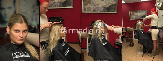 497 EvaB highlights shampoo and wet set 183 min HD video for download
