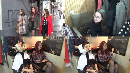 6188 Ivana 1 backward shampoo by barber 18 min HD video for download