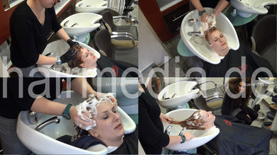 4108 Tatjana 5 wash backward shampooing after bleaching