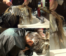 Carica l&#39;immagine nel visualizzatore di Gallery, 4024 5 Petra forward thick hair shampooing by mature barberette