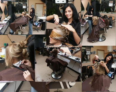 840 Sabrina by Katja haircut and scarfe play on barberchair