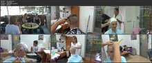 将图片加载到图库查看器，8400 Amy headshave in barbershop by female barber JelenaB