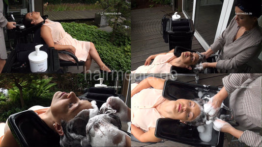 353 11 A by I outdoor shampooing a barberette