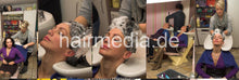 Load image into Gallery viewer, 6115 Oxana 3 topmodel in boots get her fresh styled hair washed by MelissaHae