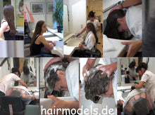 Load image into Gallery viewer, 785 Rebekka shampooing forward hairwash by mature barberette
