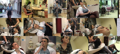 337 Ilona smoking during shampoo backward by AnjaS