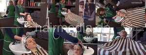 350 Breuberg VeronikaR at white shampoostation backward rich lather in stripe barbercape