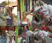 Carica l&#39;immagine nel visualizzatore di Gallery, 9136 2 Sabrina outdoor rednails hair shampooing upright
