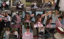 Laden Sie das Bild in den Galerie-Viewer, 166 Flower Power 3  Aprons RSK Capes Haircut AnjaS 57 min video for download