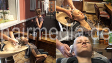 Carica l&#39;immagine nel visualizzatore di Gallery, 325 JuliaS pampering backwward salon shampooing by old hobbybarber