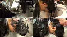 Laden Sie das Bild in den Galerie-Viewer, 4018 Aylin 3 torture forward wash thick hair by senior barberette