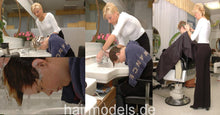 Carica l&#39;immagine nel visualizzatore di Gallery, 847 Daniela forward wash salon shampoo glovewash vintage barbershop