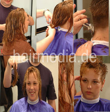 Load image into Gallery viewer, 834 Stefanie cut and buzz Kultsalon by barber truckdriver