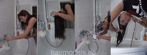 967 Marinela self shampooing at home over baththub