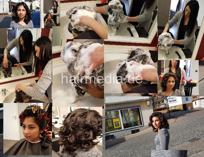 537 Kübra Kassel thick hair long forward wash and wet set