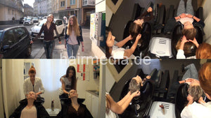 364 Britta Vanessa Xenia Christina synced salon backward shampooing hairwash