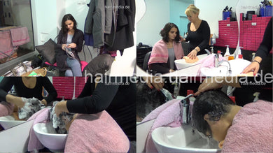 6166 Ivana 1 forward shampoo hairwash 17 min video for download