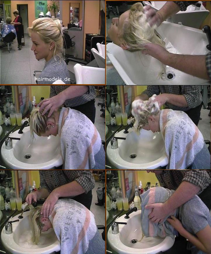 652 MelanieV forward shampooing by barber 21 min video for download