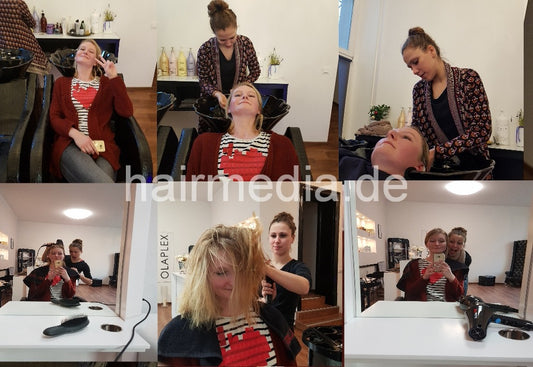 1033 Sabrina by beeaanka crazy hairwash and blow out