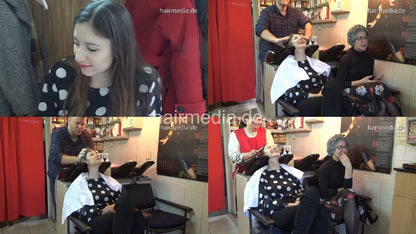 6188 Milijana backward wash by barber Frizer