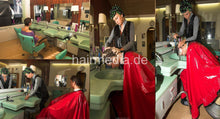 Load image into Gallery viewer, 8064 Ilona 4 barberette in rollers giving Laura a forwardwash