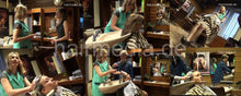 Load image into Gallery viewer, 1008 Anna backward salon hairwash by young smart barber Nick shampooing