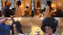 Load image into Gallery viewer, 8094 Madlen 3 trim haircut and wet set by old barber in Berlin salon