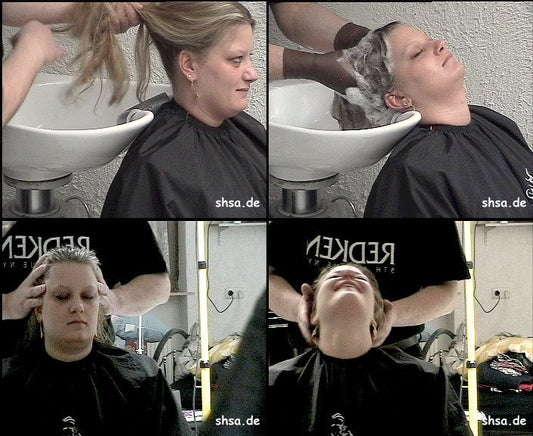 3912 ld backward glove wash and scalp massage by barber