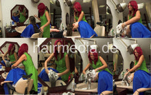 将图片加载到图库查看器，199 15 EllenS firm forward salon shampooing by readhead nylon apron Diva
