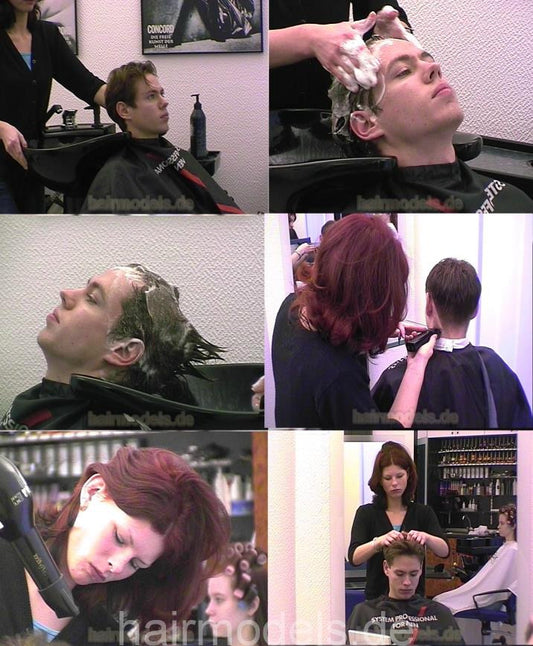 252 Jane Barberette shampoo and buzz a guy