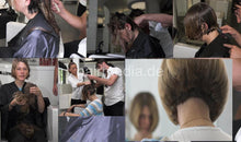 Laden Sie das Bild in den Galerie-Viewer, 883 Vannymom 2 bob aline haircut by barber Berlin Kudamm