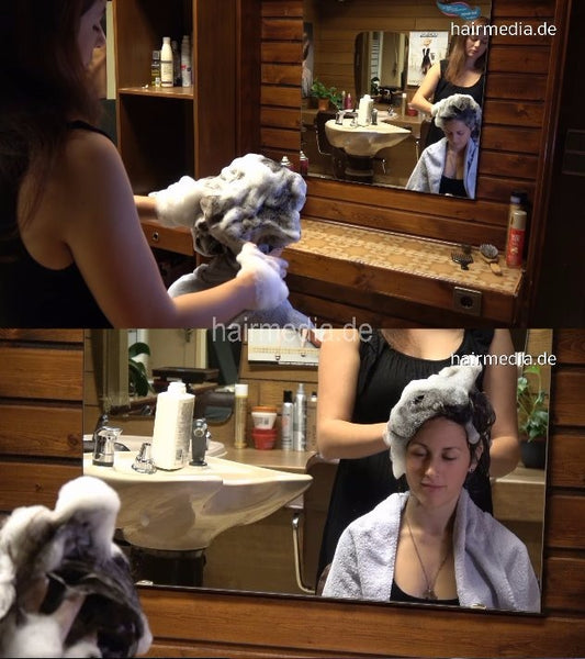 9042 Maleen by Gina upright salon shampooing 50 min video for download